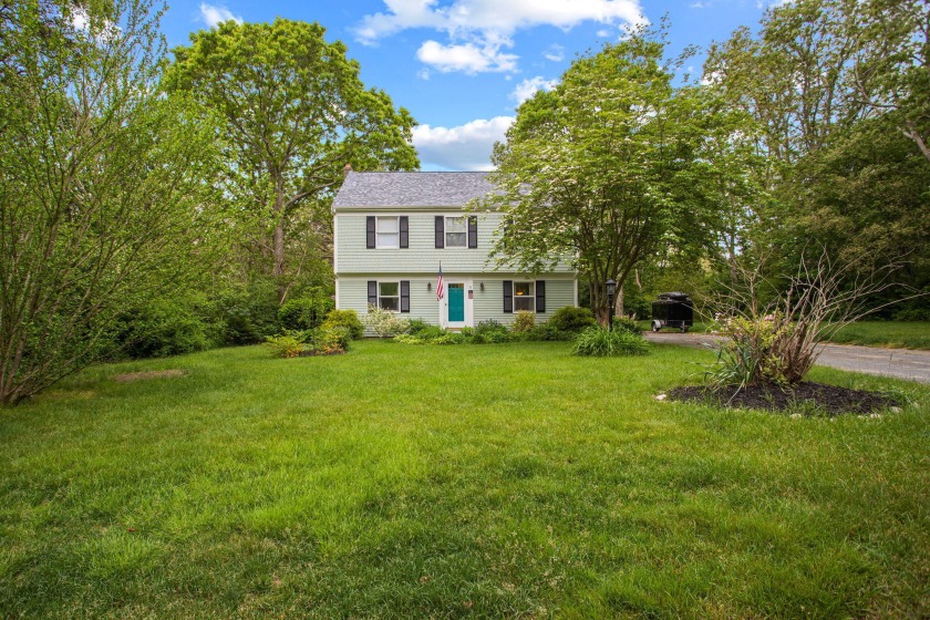 Located in the Canterbury neighborhood, this Garrison Colonial - Beach Home for sale in Sandwich, Massachusetts on Beachhouse.com