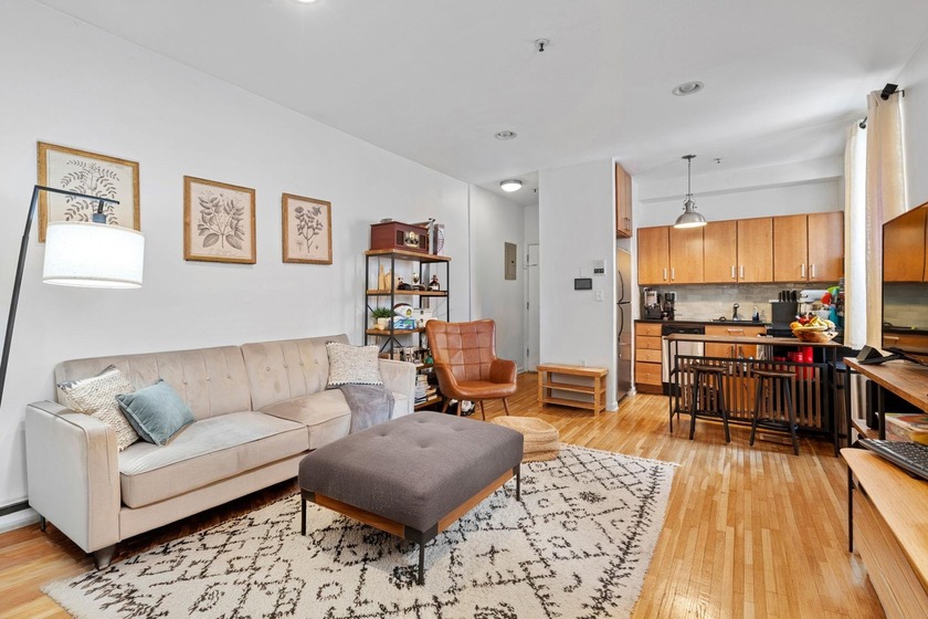 This thoughtfully designed one-bedroom lives larger than its - Beach Condo for sale in Hoboken, New Jersey on Beachhouse.com