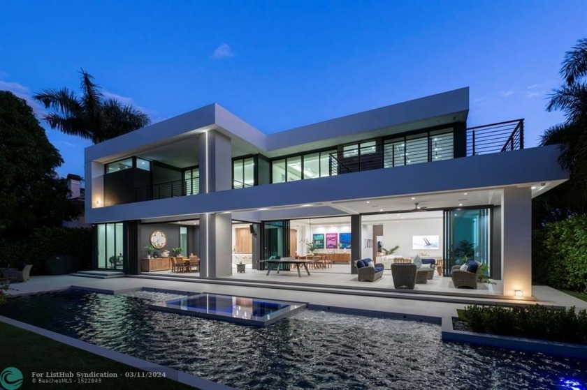 Architecturally striking, dramatic custom contemporary - Beach Home for sale in Fort Lauderdale, Florida on Beachhouse.com