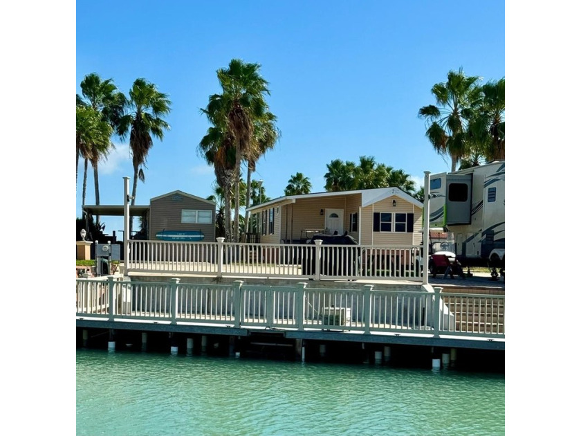 Beautiful water front location with concrete pad and deck with - Beach Lot for sale in Port Isabel, Texas on Beachhouse.com