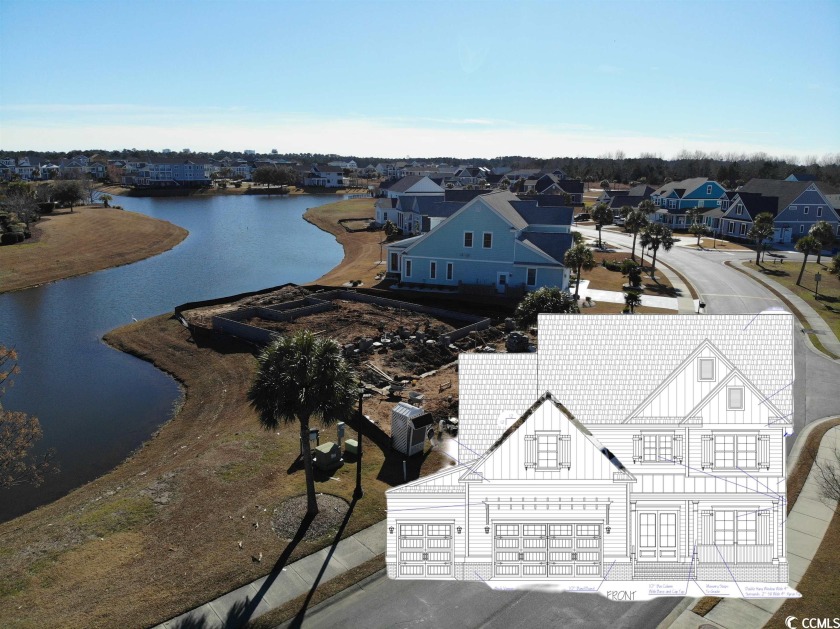 Awesome New Construction Home on the lake in Waterway Palms - Beach Home for sale in Myrtle Beach, South Carolina on Beachhouse.com
