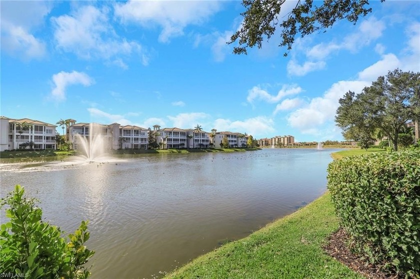 A gorgeous lake and fountain view can be enjoyed from your - Beach Condo for sale in Naples, Florida on Beachhouse.com