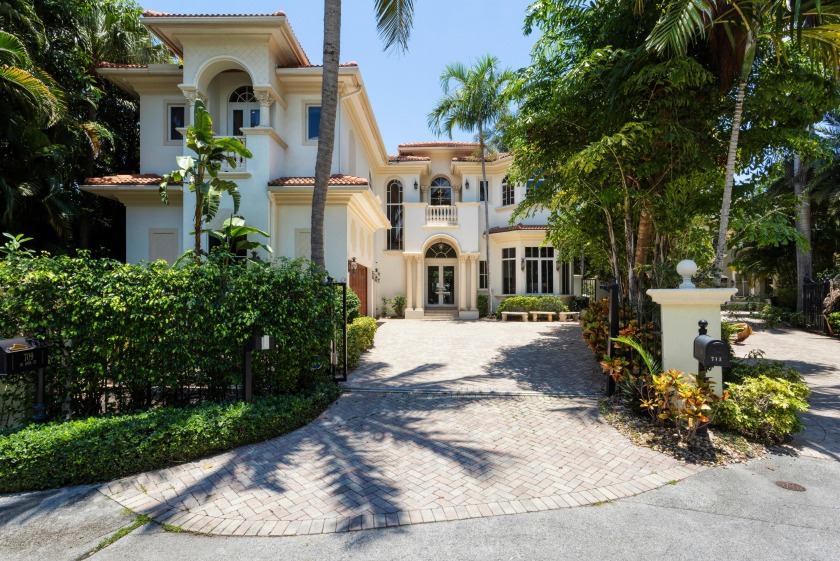 Imbued with elan, this six-bedroom European-inspired custom - Beach Home for sale in Delray Beach, Florida on Beachhouse.com