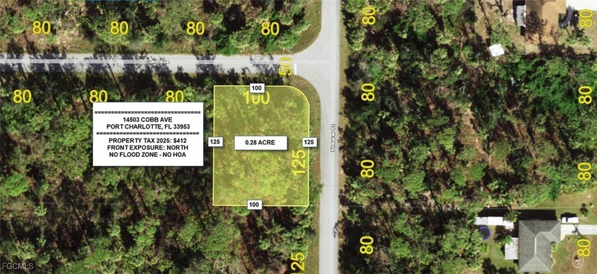 Rare opportunity to own an oversized corner residential lot in a - Beach Lot for sale in Port Charlotte, Florida on Beachhouse.com