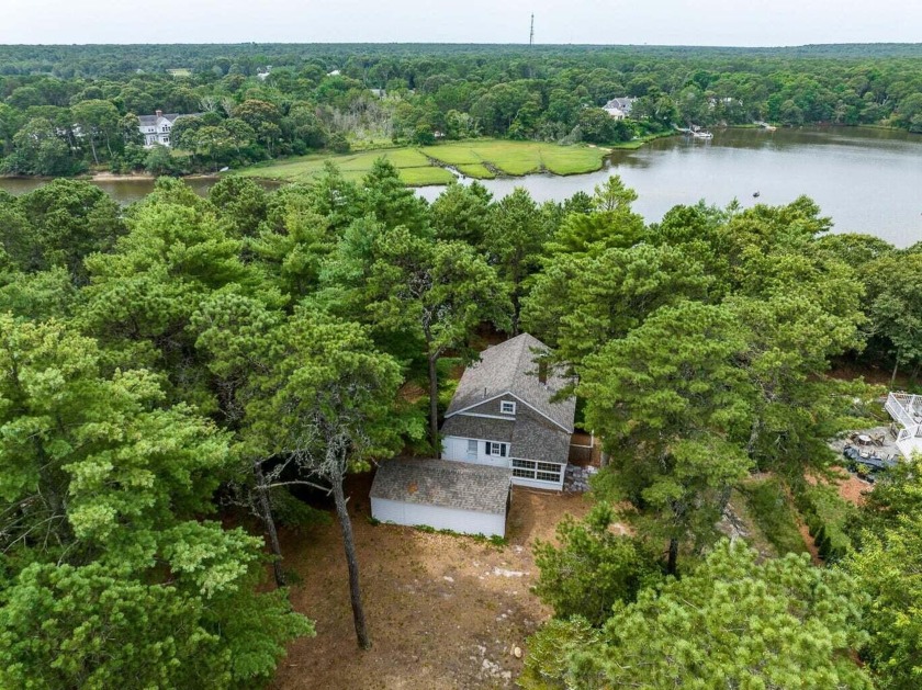 Superb private salt waterview nearly half acre site is high and - Beach Lot for sale in South Dennis, Massachusetts on Beachhouse.com
