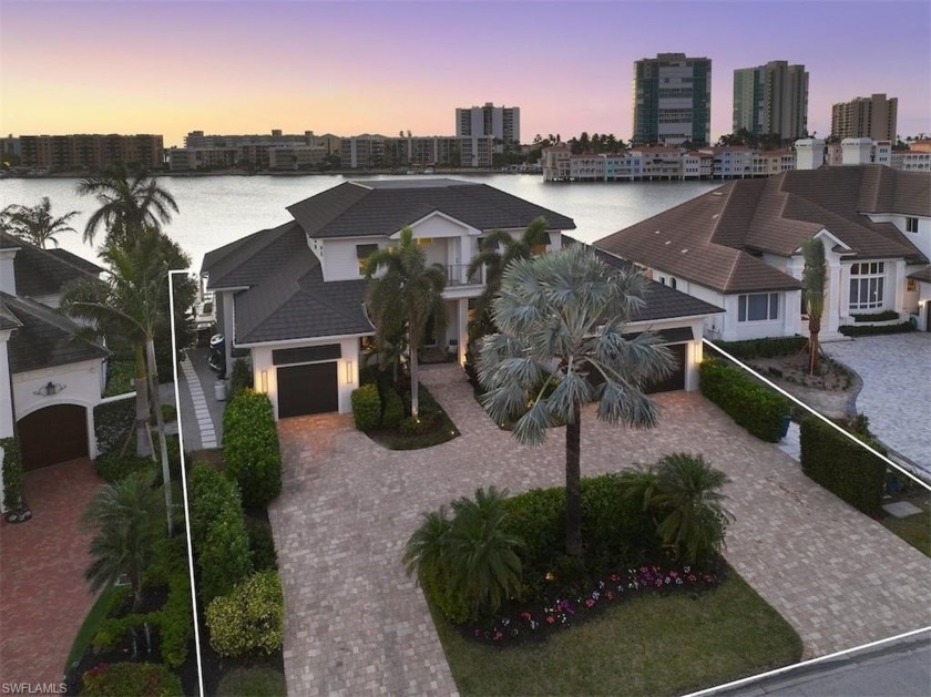 Sweeping southwestern views of Venetian Bay are unmatched from - Beach Home for sale in Naples, Florida on Beachhouse.com