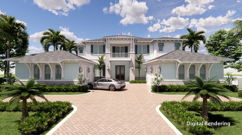 This stunning waterfront British West Indies-style home offers 5 - Beach Home for sale in Jupiter, Florida on Beachhouse.com