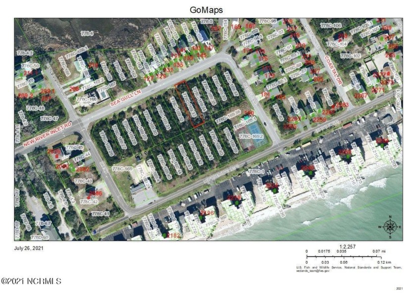 Ideal location for that ''Summer Getaway'' or that ''Forever - Beach Lot for sale in North Topsail Beach, North Carolina on Beachhouse.com