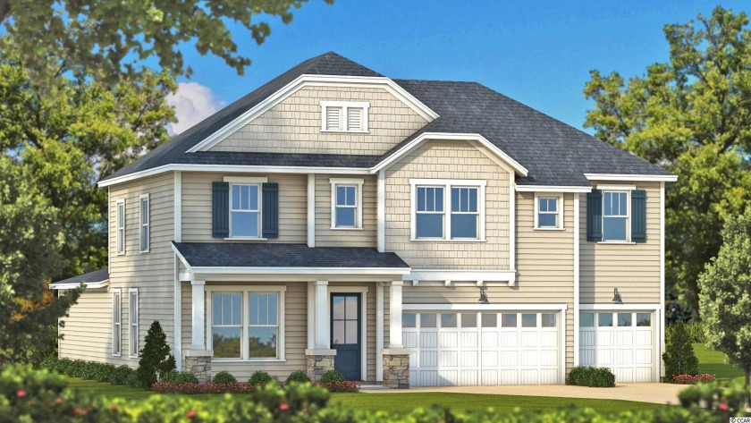 The Lancaster A Plan.  4 bedrooms, 3 1/2 baths, formal dining - Beach Home for sale in Myrtle Beach, South Carolina on Beachhouse.com