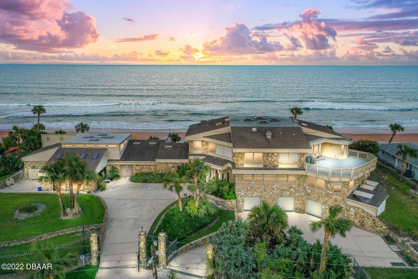 The oceanfront home of Hawaiian Tropic founder Ron Rice, this 12 - Beach Home for sale in Ormond Beach, Florida on Beachhouse.com
