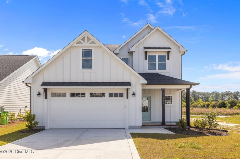 Tucked away in The Cove at Beaufort Club, this beautiful new - Beach Home for sale in Beaufort, North Carolina on Beachhouse.com