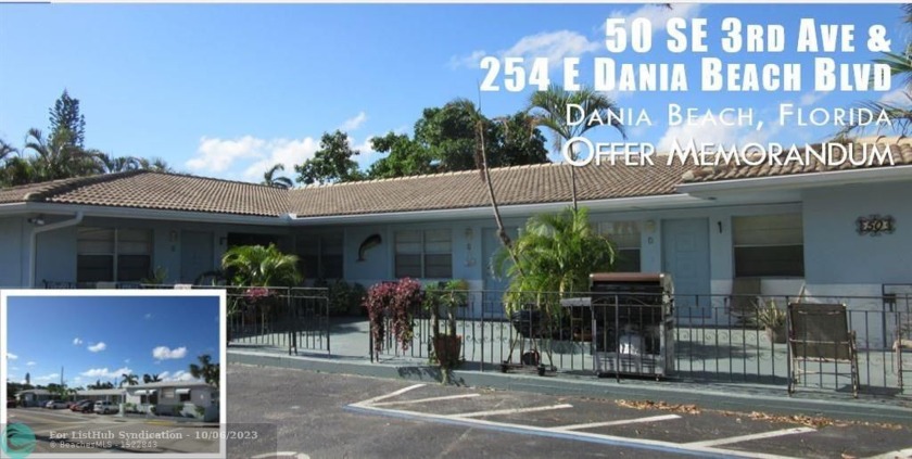 2 value-add contiguous properties located in Dania Bch E of - Beach Commercial for sale in Dania, Florida on Beachhouse.com