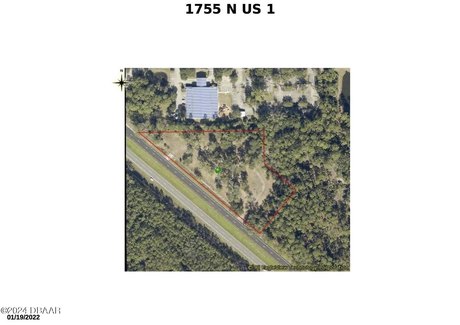 Direct US 1 frontage just north of 95 interchange.  Zoned I-1 - Beach Acreage for sale in Ormond Beach, Florida on Beachhouse.com