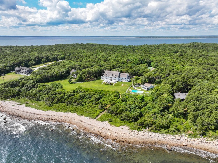 Perched on a bluff in the exclusive Wings Neck enclave, this - Beach Home for sale in Pocasset, Massachusetts on Beachhouse.com