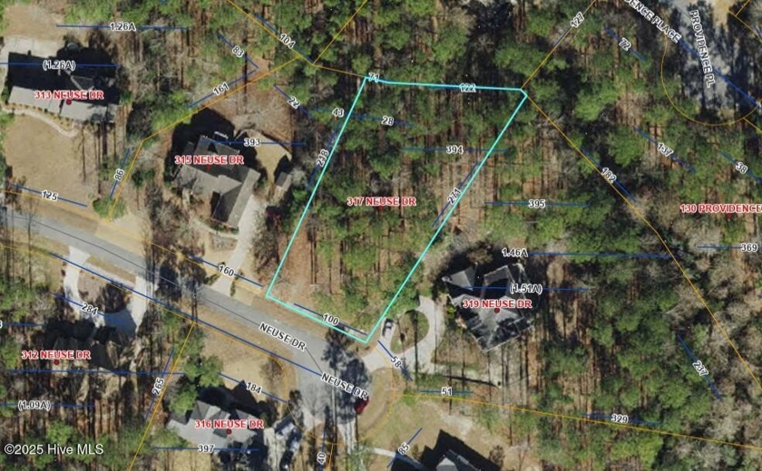 Peaceful Wooded Lot on Cul-de-Sac in Premier Waterfront - Beach Lot for sale in Chocowinity, North Carolina on Beachhouse.com