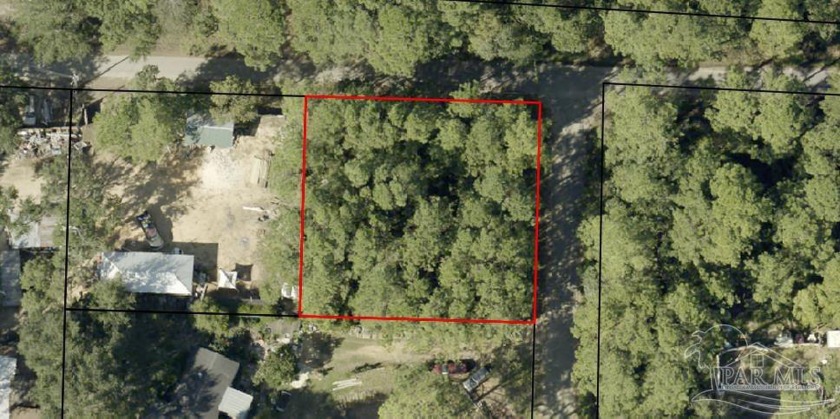 Wooded lot on the corner of Forester Road & Wells Beach Road - Beach Lot for sale in Navarre, Florida on Beachhouse.com