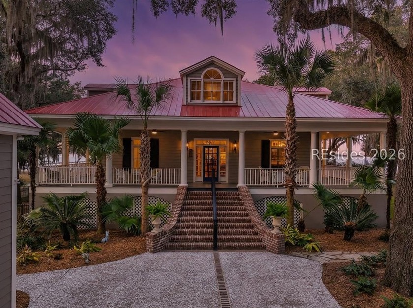 Welcome to 218 Old Plantation Drive W, a spectacular Lowcountry - Beach Home for sale in Beaufort, South Carolina on Beachhouse.com