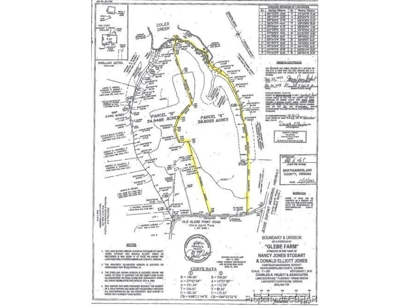 Beautiful 38 acres on Coles Creek, a tributary of the Great - Beach Acreage for sale in Burgess, Virginia on Beachhouse.com