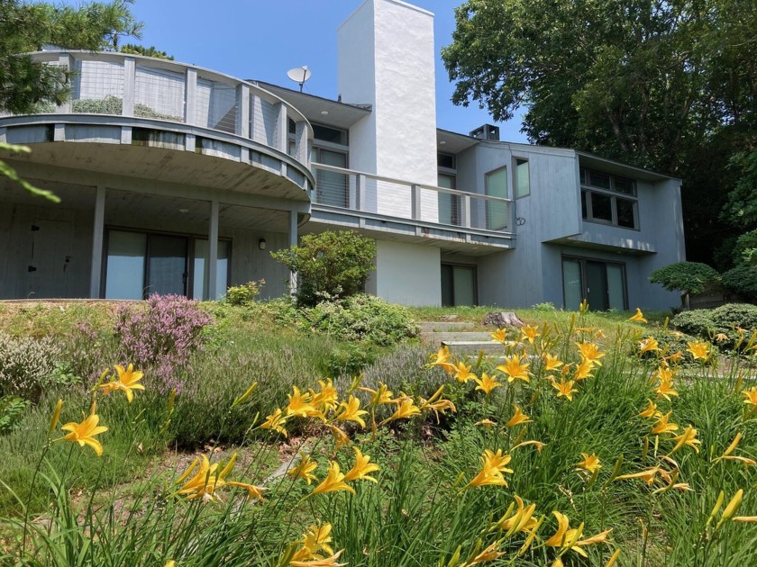 Set on high - overlooking Red Brook Harbor and Bassetts Island - Beach Home for sale in Pocasset, Massachusetts on Beachhouse.com