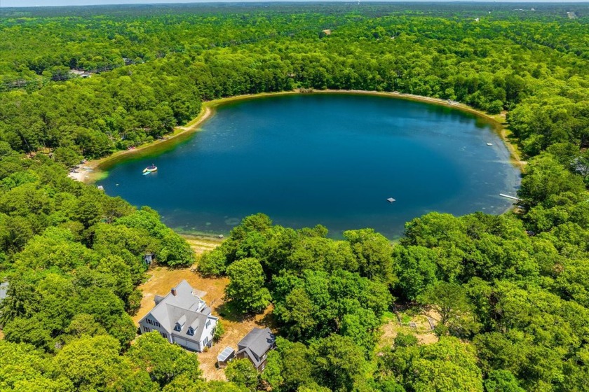 Private beach on White Pond! This private 3-bed, 2-bath home - Beach Home for sale in Dennis, Massachusetts on Beachhouse.com