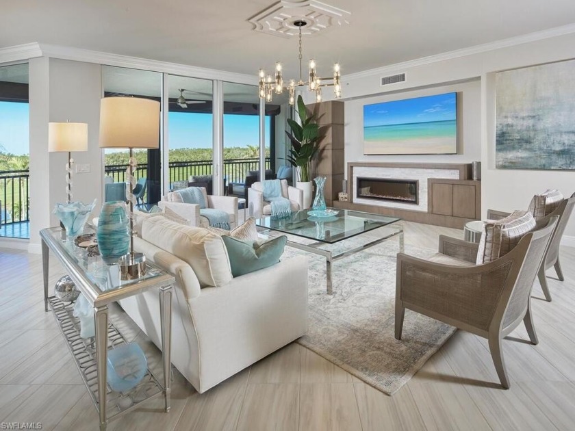 Who needs a decorator?! NOW OFFERED FURNISHED and at a lowered - Beach Home for sale in Bonita Springs, Florida on Beachhouse.com