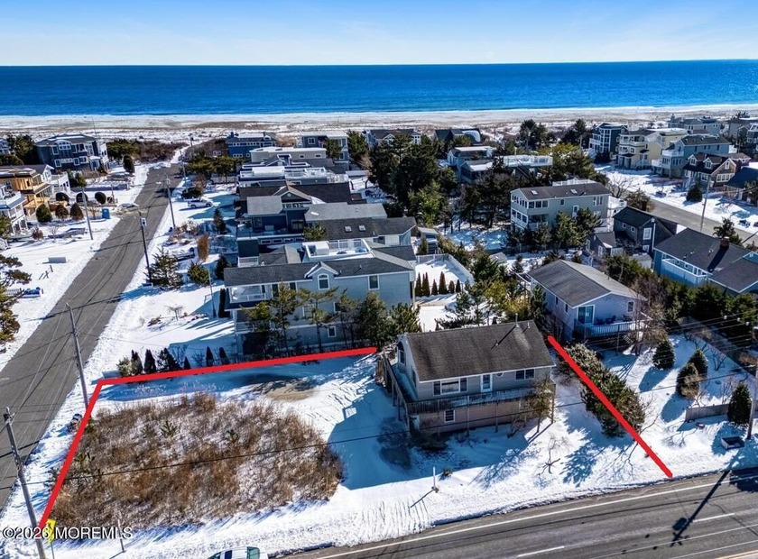 This oversized ocean-side corner property is located on a - Beach Lot for sale in Barnegat Light, New Jersey on Beachhouse.com