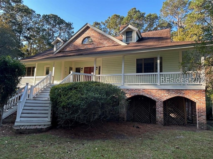 Nestled on a pie-shaped lot this two-story home overlooks the - Beach Home for sale in Daufuskie Island, South Carolina on Beachhouse.com