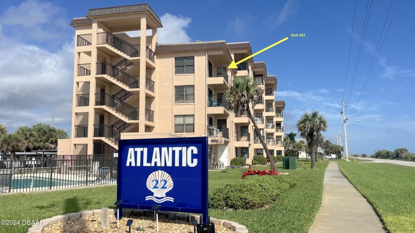 Welcome to Unit 401 at Atlantic 22, where the beach is - Beach Condo for sale in Ormond Beach, Florida on Beachhouse.com