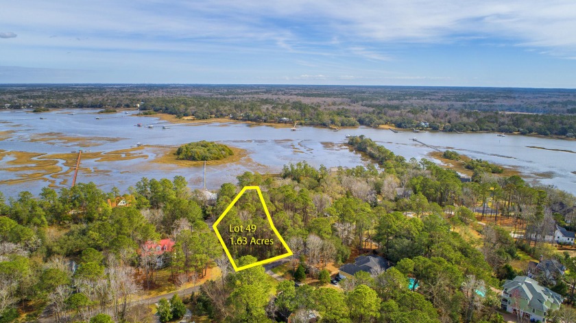 Incredibly unique double lot with expansive views of the - Beach Lot for sale in Hollywood, South Carolina on Beachhouse.com