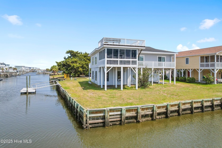 NEW PRICE + LOCATION, VIEWS & CHARM! Rarely does an ''end'' - Beach Home for sale in Sunset Beach, North Carolina on Beachhouse.com