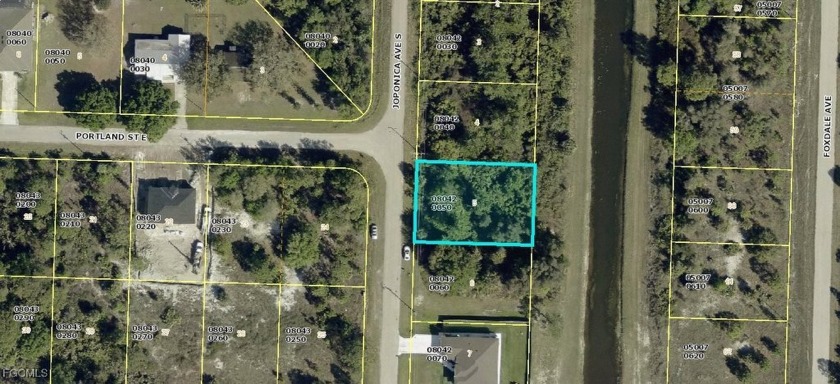 QUARTER-ACRE RESIDENTIAL LOT located on a canal in the popular - Beach Lot for sale in Lehigh Acres, Florida on Beachhouse.com