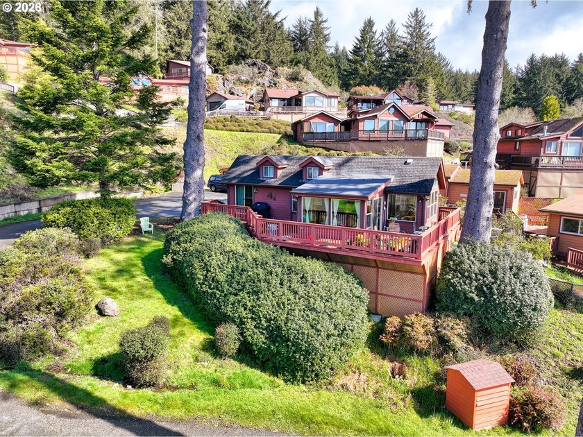 Spectacular ocean views from your deck in the desired Whaleshead - Beach Home for sale in Brookings, Oregon on Beachhouse.com