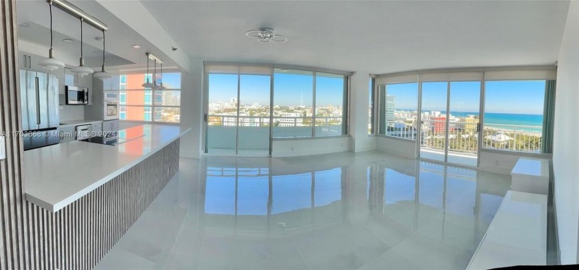 TURN KEY HIGH-END MODERN RENOVATED HIGH FLOOR CORNER RESIDENCE - Beach Condo for sale in Miami Beach, Florida on Beachhouse.com