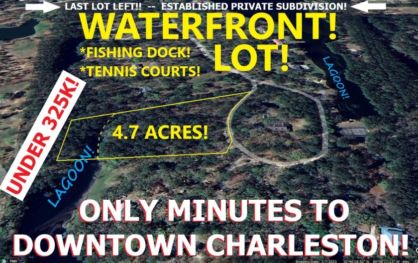 ONCE-IN-A-LIFETIME OPPORTUNITY!**   LAST UNDEVELOPED** - Beach Acreage for sale in Hollywood, South Carolina on Beachhouse.com