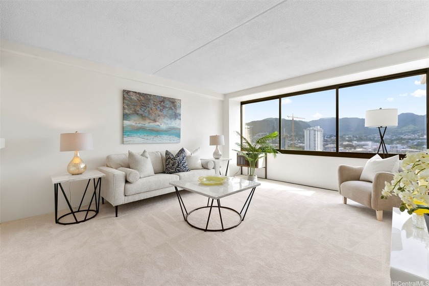 Enjoy mountain and city views in this well-maintained 2 bdrm/2 - Beach Condo for sale in Honolulu, Hawaii on Beachhouse.com
