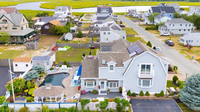 Ocean & River views, a sandy beach, salt-water pool, and - Beach Home for sale in Marshfield, Massachusetts on Beachhouse.com