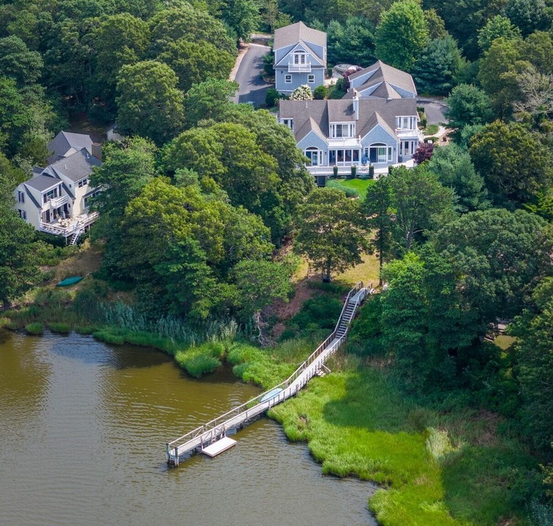 Discover a stunning waterfront property on Shoestring Bay in - Beach Home for sale in Cotuit, Massachusetts on Beachhouse.com