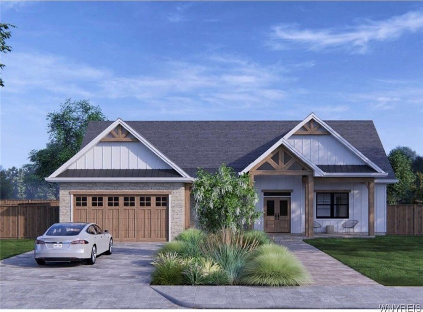 Photos displayed feature a To Be Built custom home with - Beach Home for sale in Hamburg, New York on Beachhouse.com