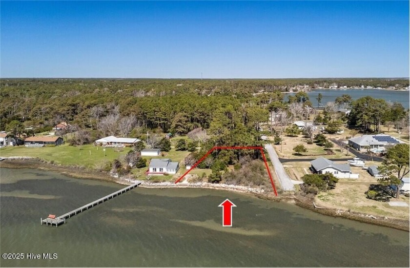 Beautifuls views of Core Banks, Browns Island and the Straits - Beach Lot for sale in Gloucester, North Carolina on Beachhouse.com