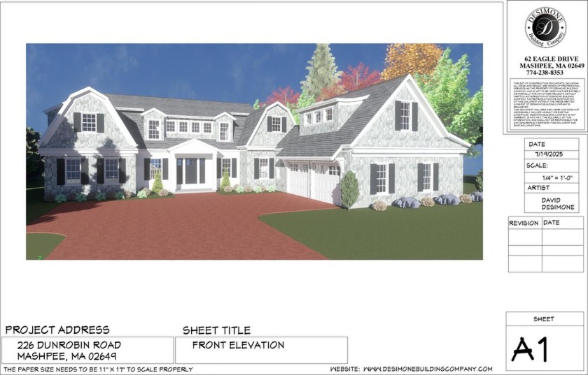 Truly remarkable new construction situated at the end of a - Beach Home for sale in Mashpee, Massachusetts on Beachhouse.com