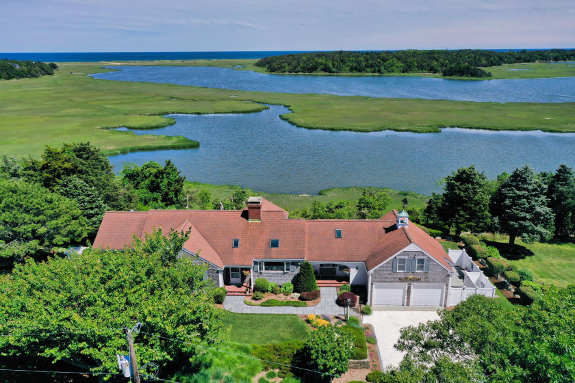 Overlooking the Pochet Inlet and the deep blue Atlantic beyond - Beach Home for sale in Orleans, Massachusetts on Beachhouse.com