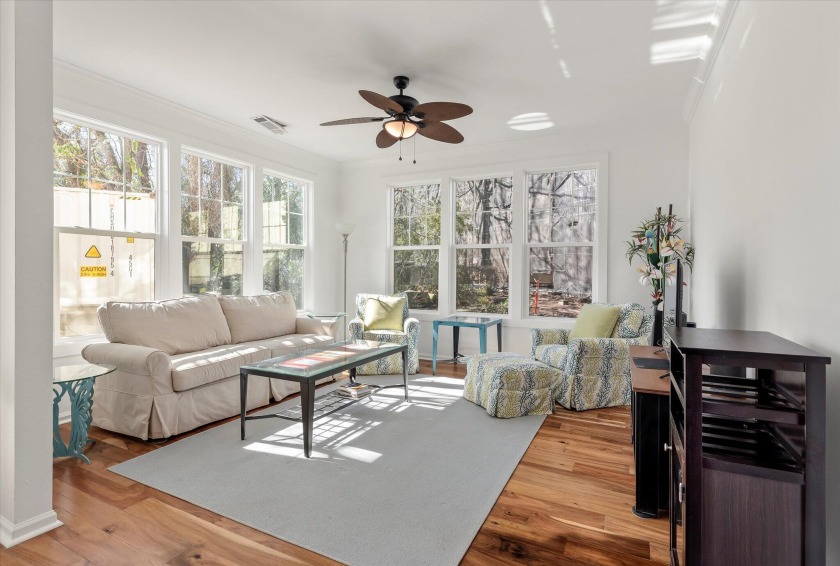 Sunny and very private 1st floor end unit with screened porch - Beach Home for sale in Charleston, South Carolina on Beachhouse.com