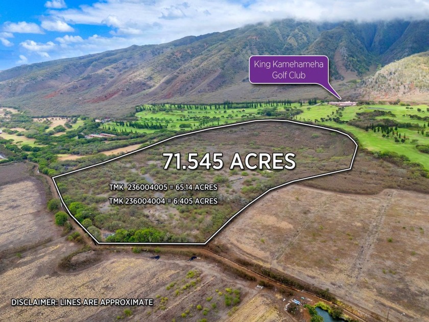 Discover a rare opportunity to own over 71 acres of prime vacant - Beach Acreage for sale in Wailuku, Hawaii on Beachhouse.com