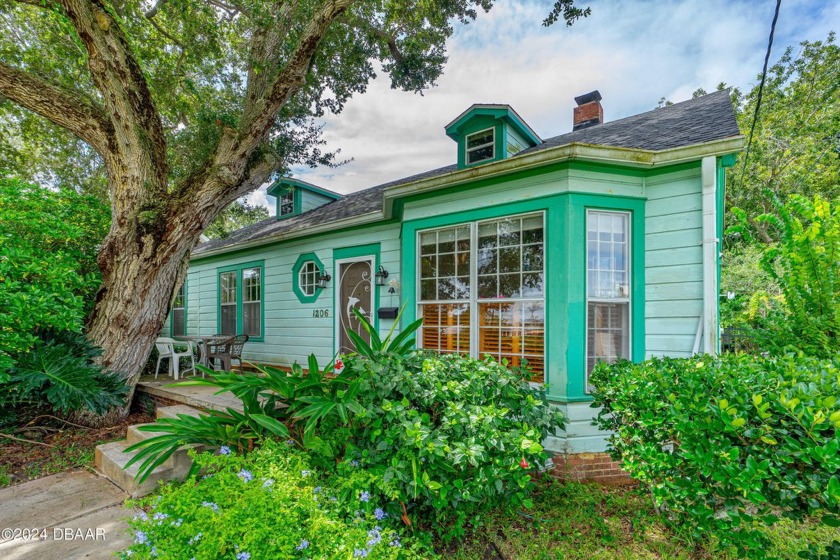 Nestled on one of the largest parcels in the area, this charming - Beach Home for sale in New Smyrna Beach, Florida on Beachhouse.com