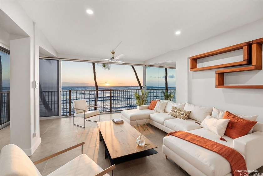 Prestigious Gold Coast Oceanfront end unit with stunning endless - Beach Condo for sale in Honolulu, Hawaii on Beachhouse.com