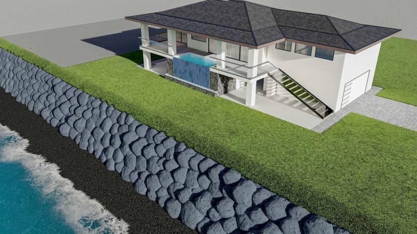 New oceanfront home under construction. Located in a quaint - Beach Home for sale in Wailuku, Hawaii on Beachhouse.com