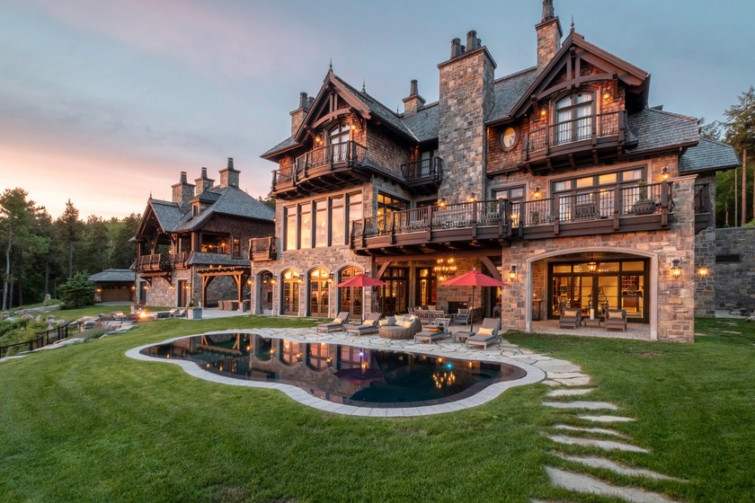 Inspired by the renowned Quebec city Chateau Frontenac, the - Beach Home for sale in Mont-Tremblant,  on Beachhouse.com