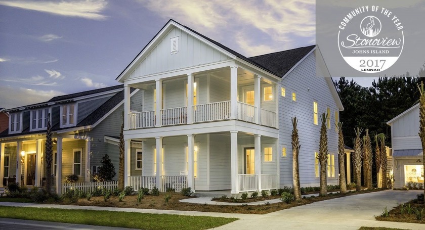 This two-story home features a spacious front porch ideal for - Beach Home for sale in Johns Island, South Carolina on Beachhouse.com