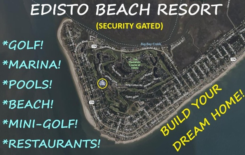 **BEACH RESORT DREAM!! --  Beautiful, ready to build (or Hold!) - Beach Lot for sale in Edisto Beach, South Carolina on Beachhouse.com