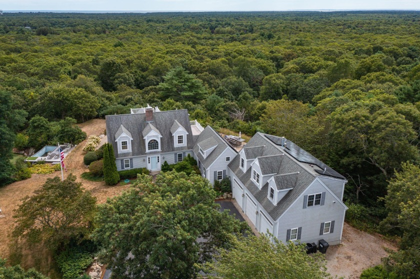 Stunning custom built home privately perched on one of the Capes - Beach Home for sale in West Barnstable, Massachusetts on Beachhouse.com